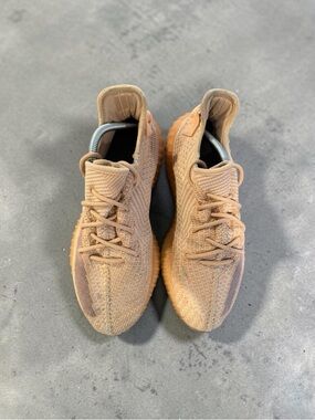 Yeezy Knit Sneakers in Light Tan